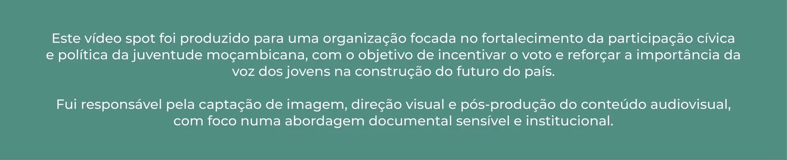 Produção audiovisual para ONGs: o que muda em relação ao corporativo