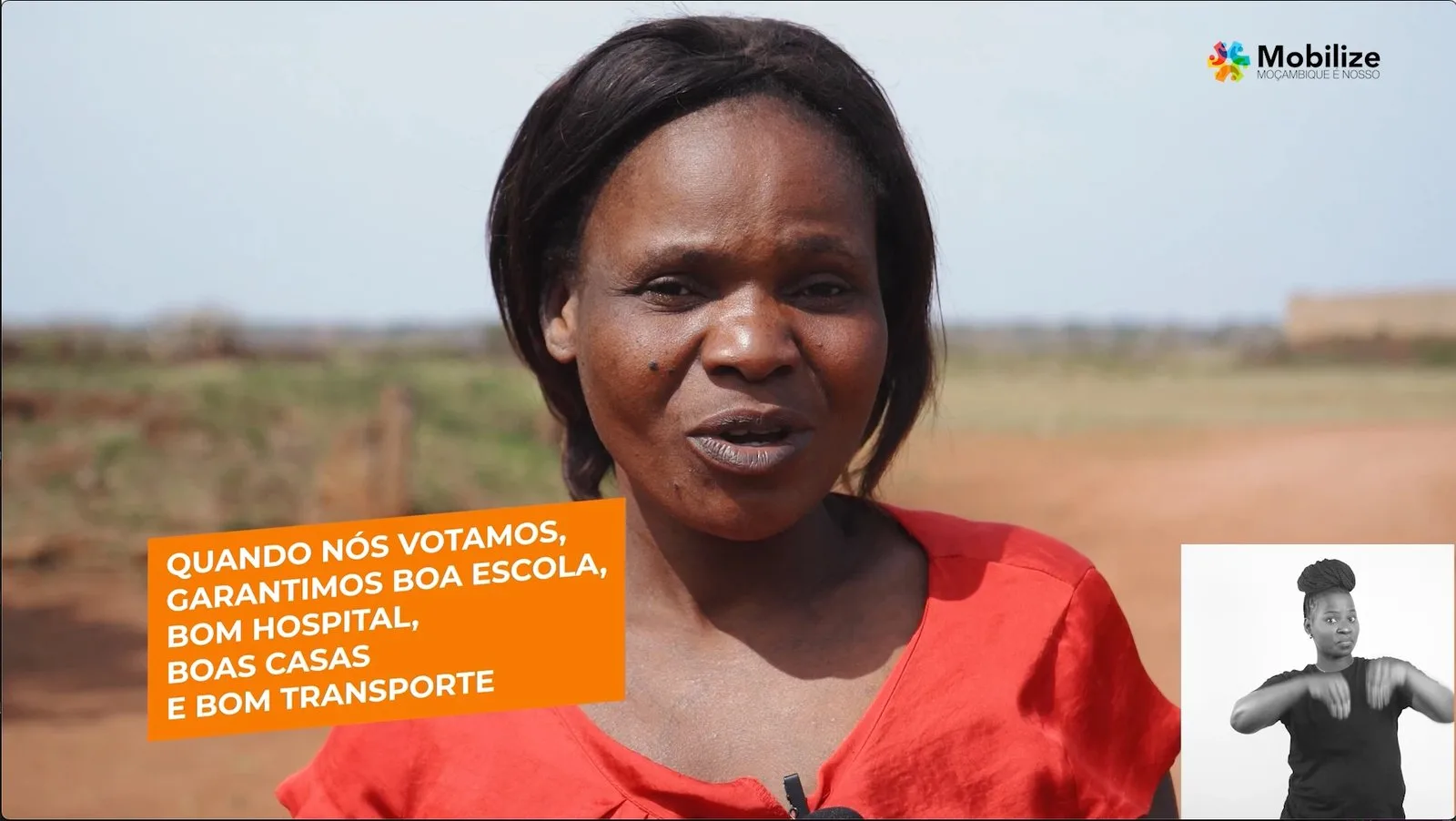 Produção Audiovisual para Mobilize Moçambique #2: frame