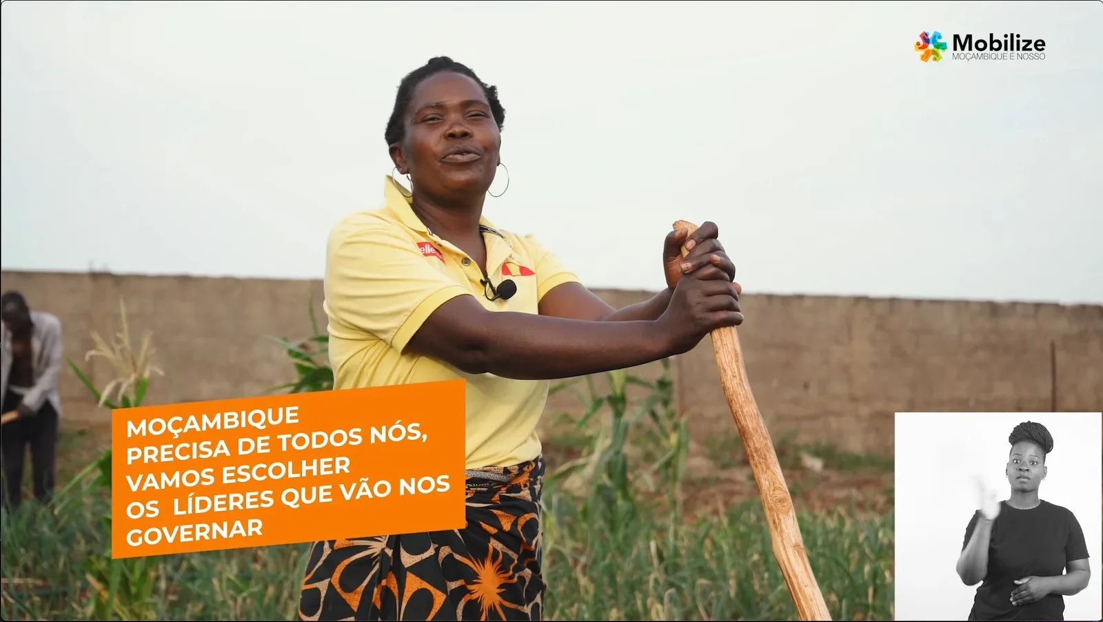 Produção Audiovisual para Mobilize Moçambique #2: frame