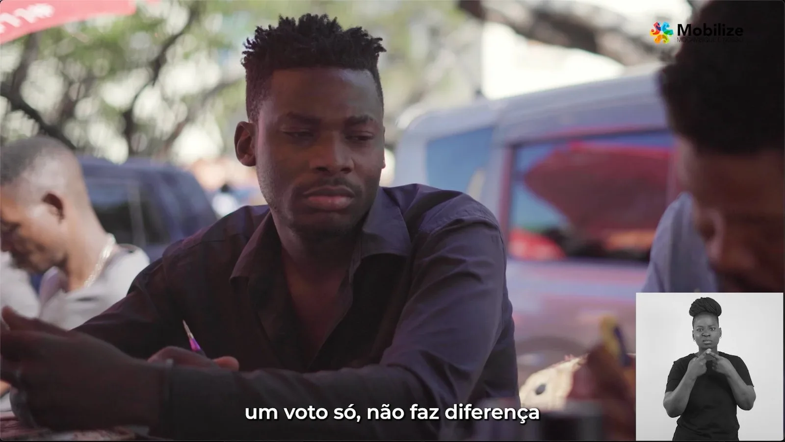 Produção Audiovisual para Mobilize Moçambique #3: frame